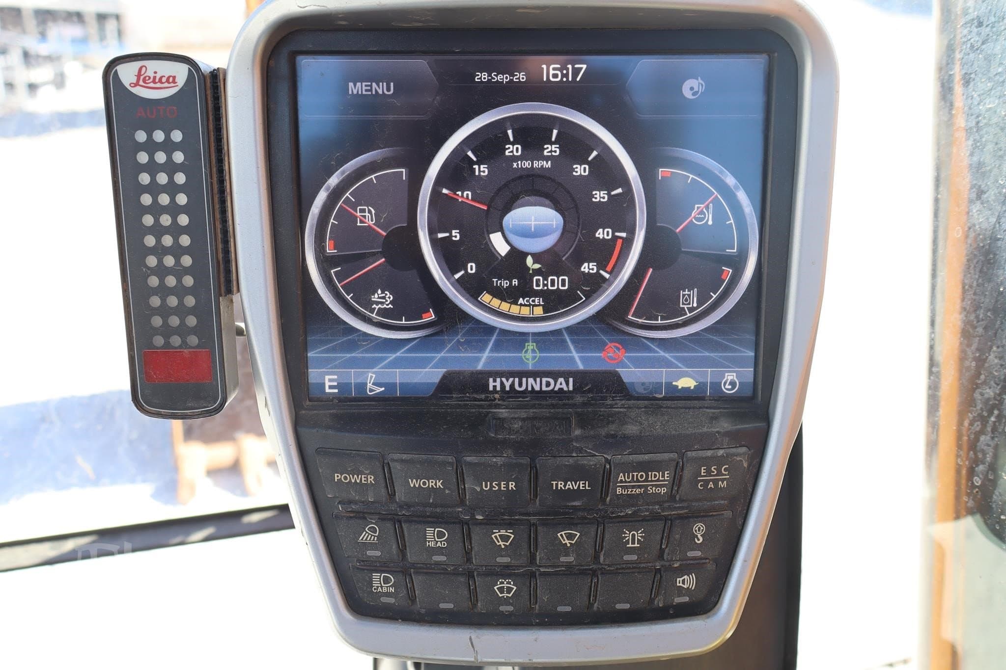 2017 HYUNDAI HX145 LCR EXCAVATOR — AUX HYD, GPS photo 8