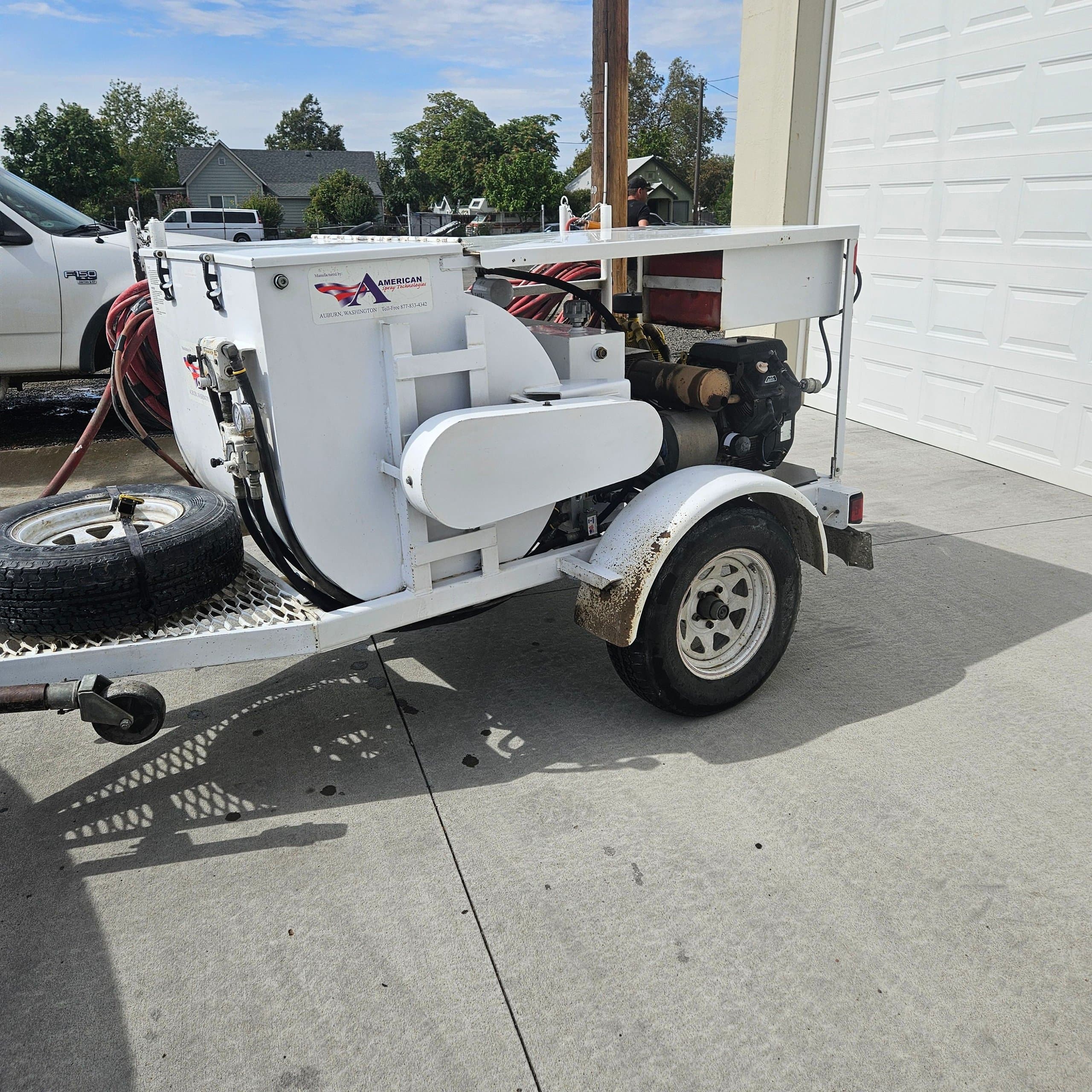 2001 American Spray Technologies Spray-Tek 150-1G trailer-mounted spray rig