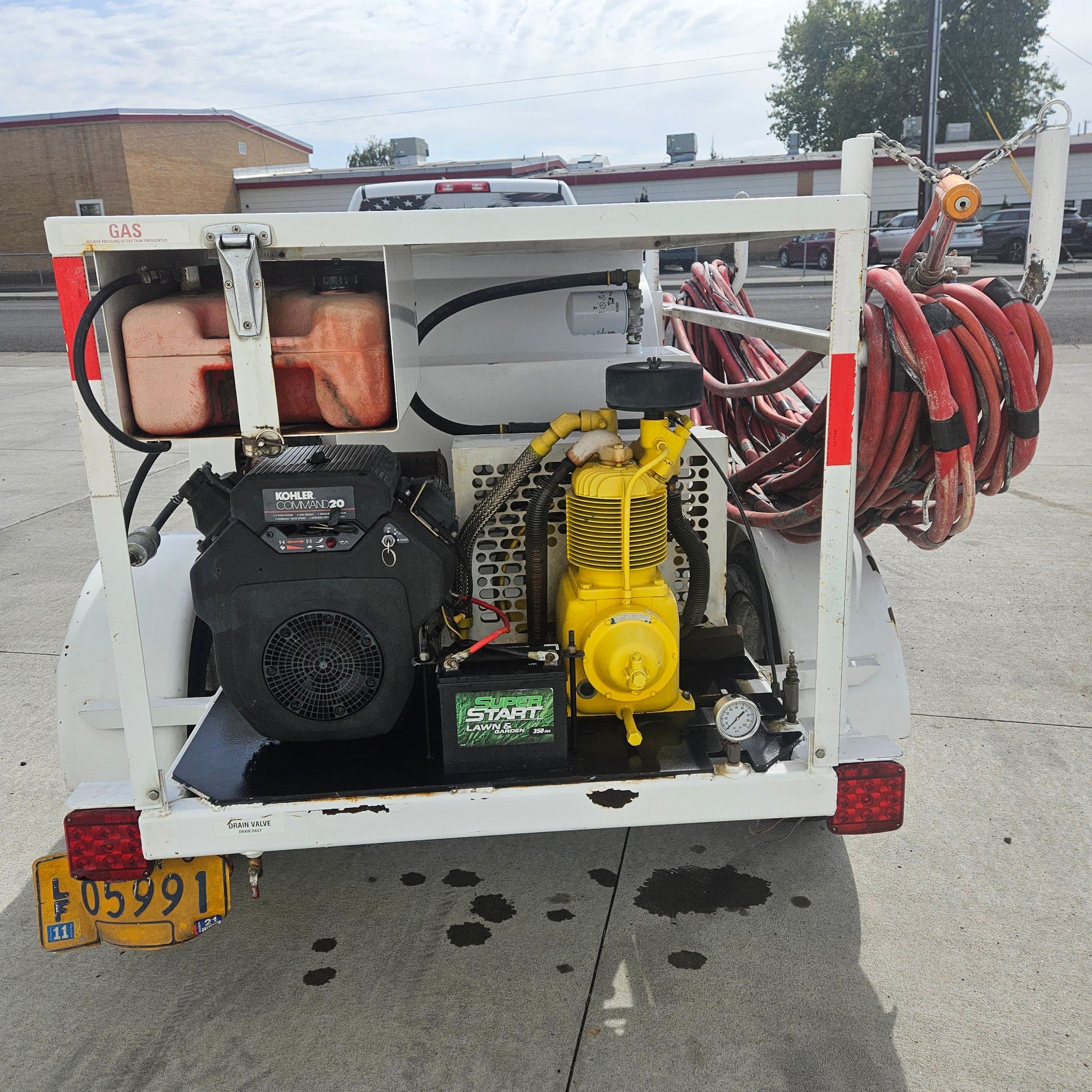 2001 American Spray Technologies Spray-Tek 150-1G trailer-mounted spray rig photo 3