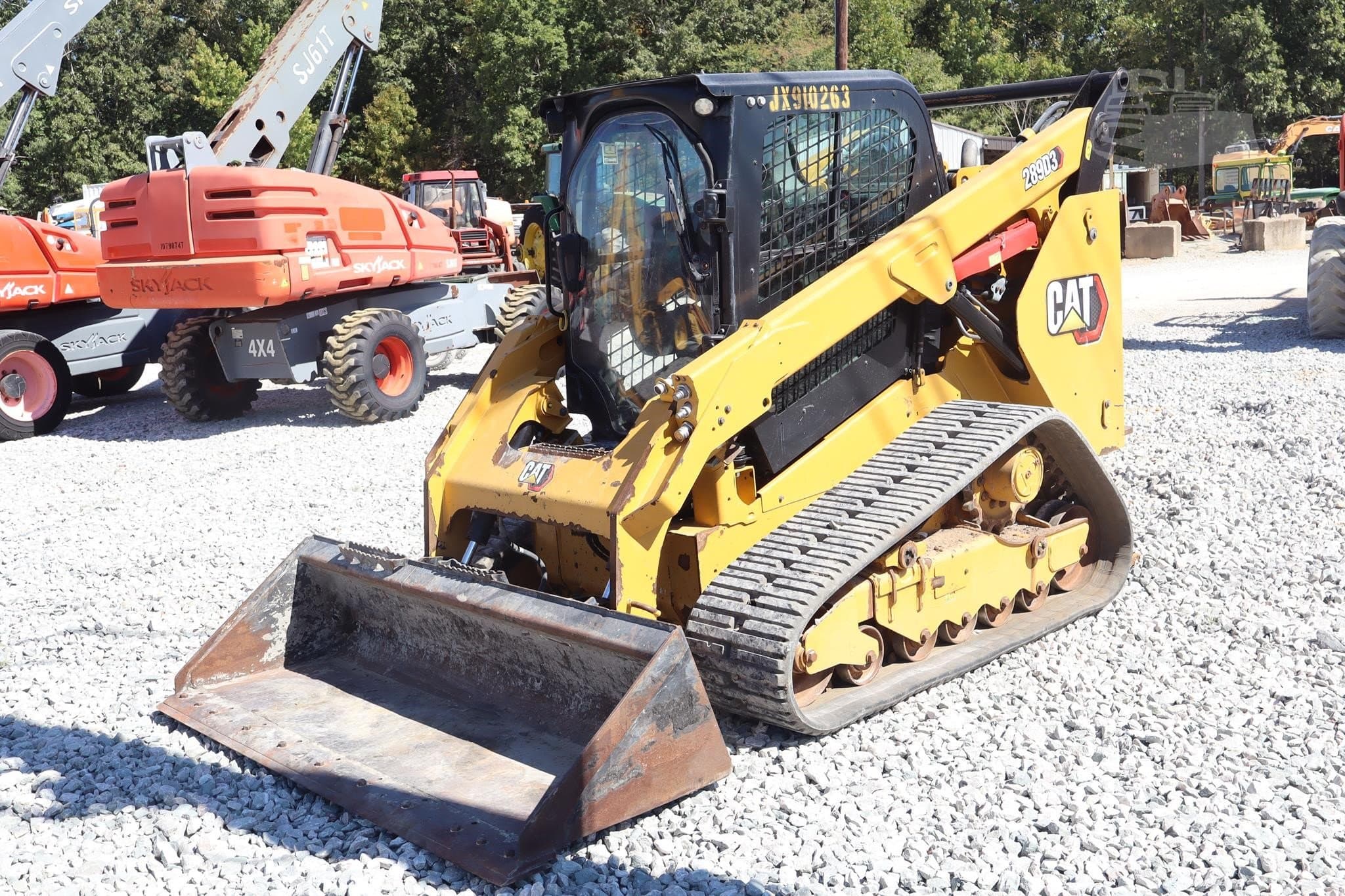 HIGH-FLOW 2022 CAT 289D3, ENCLOSED AC CAB, 2-SPEED, HYDRAULIC QUICK ATTACH